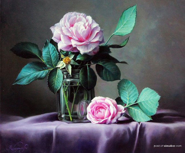 精美的超现实主义花卉绘画:艺术家Pieter Wagemans