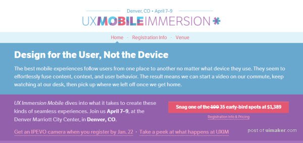 ux immersion mobile