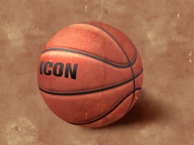 拟物ICON图标UI设计-篮球
