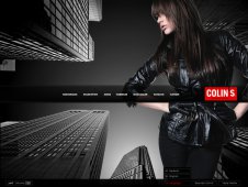 服装品牌colin's网站设计欣赏